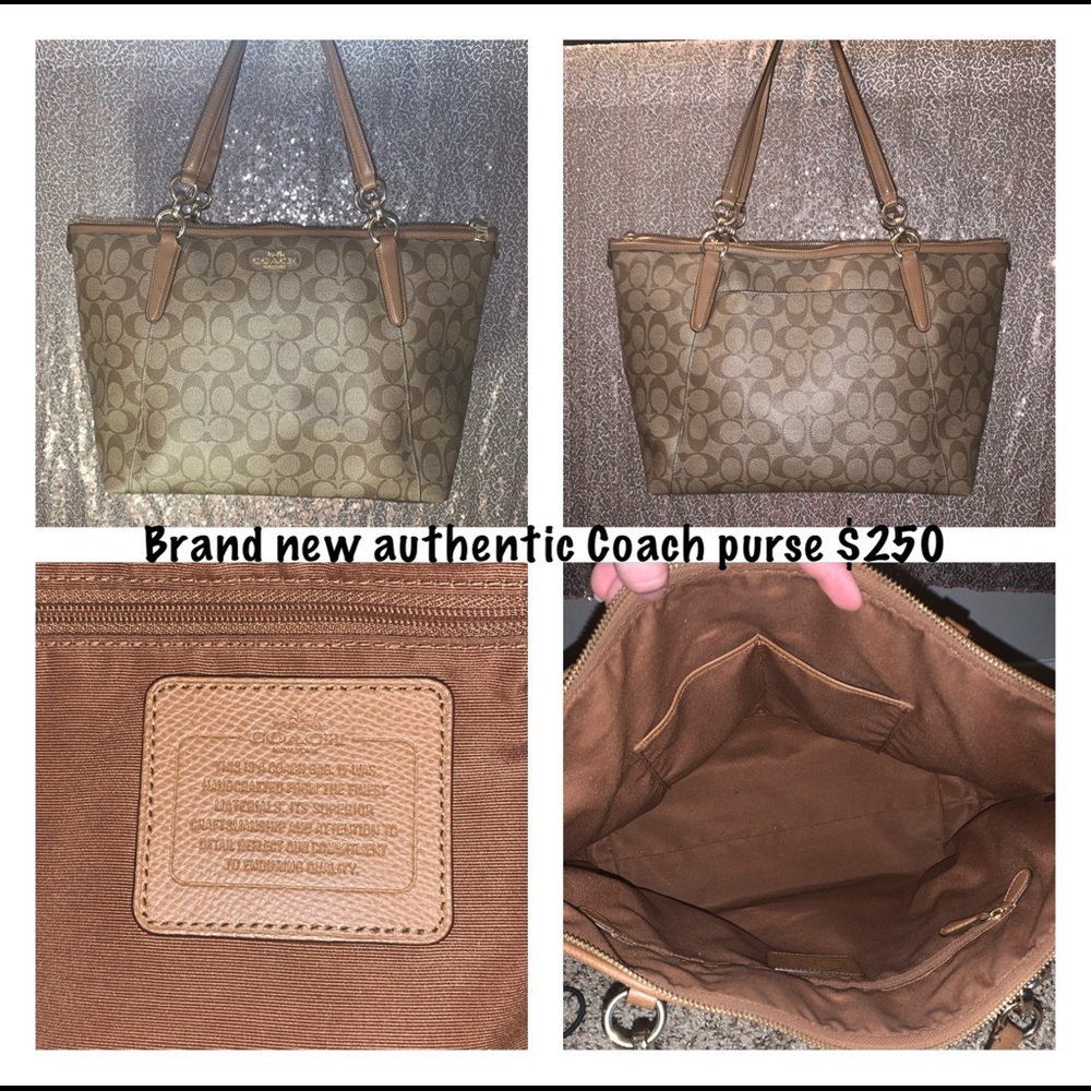 Authentic coach purse
